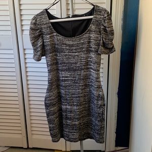 Black and grey dress
